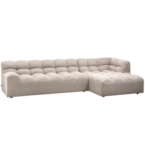 Loungebank Allure Geweven Stof, Kleur Naturel Melange