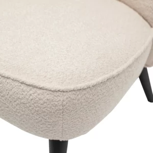 Alternative view of Sara Bankje Boucle Creme