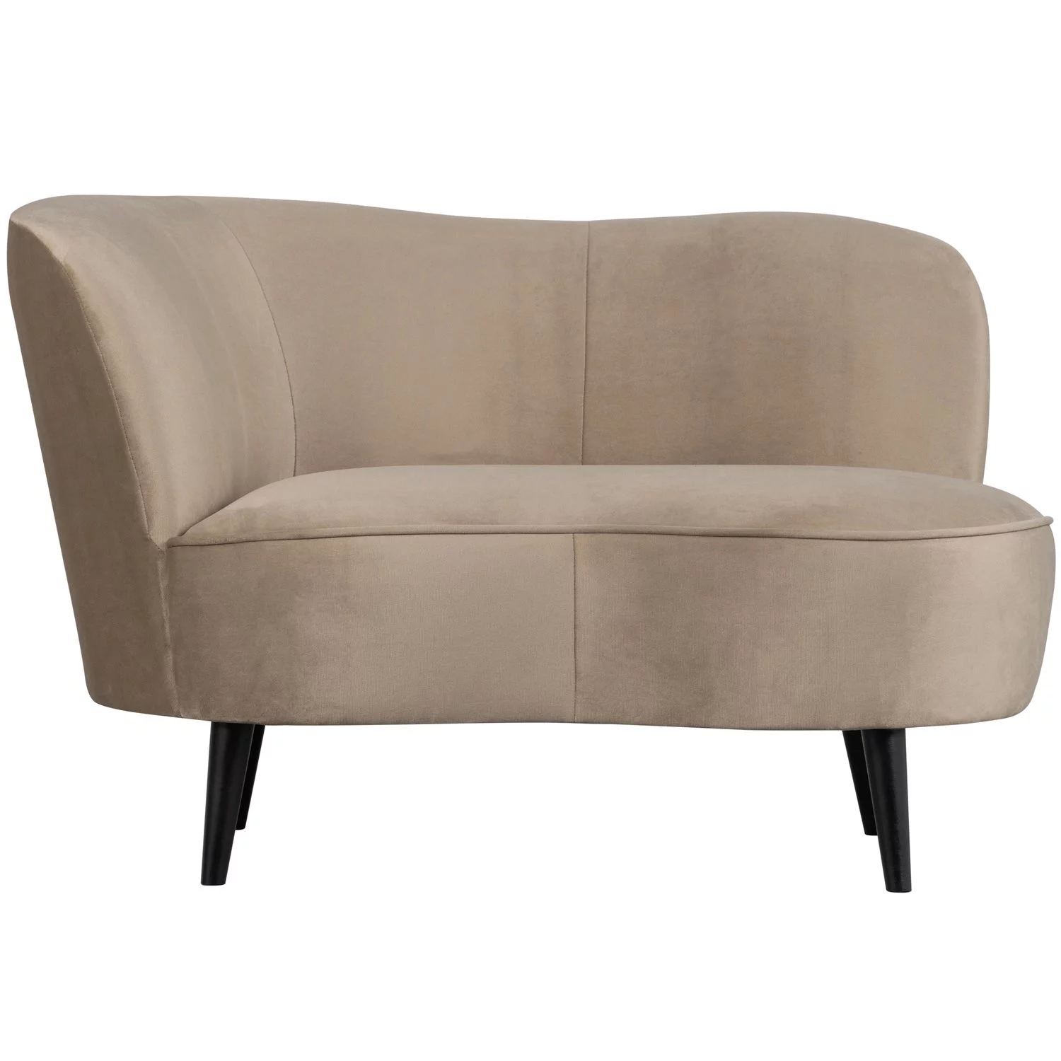 Lounge Fauteuil Sara Links, Velvet - Afbeelding 4