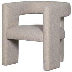 Fauteuil Tiwa Bouclé