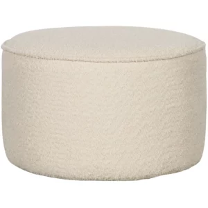 Sara Poef Laag 36Xo60 Cm Boucle Creme