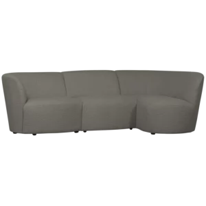 3-Zits Loungebank Coco Rechts, Bouclé