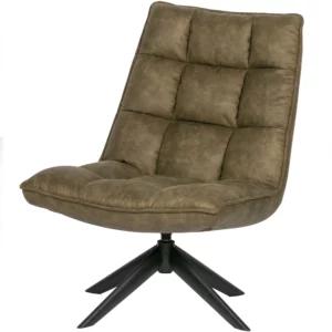 Draaifauteuil Jouke Pu Leder