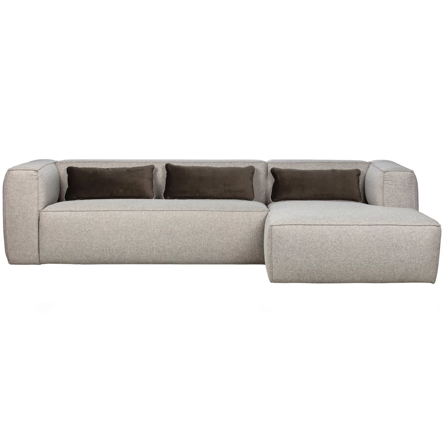 Loungebank Bean Melange, Kleur Lichtgrijs - Afbeelding 4
