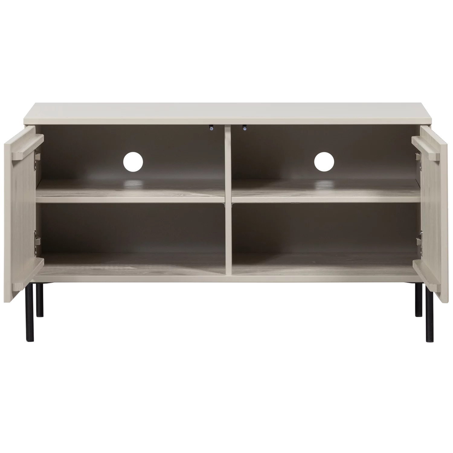 Tv-Meubel New Gravure Grenenhout, Kleur Dust - Afbeelding 6