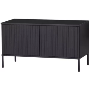 Tv-Meubel New Gravure Grenen, Kleur Zwart