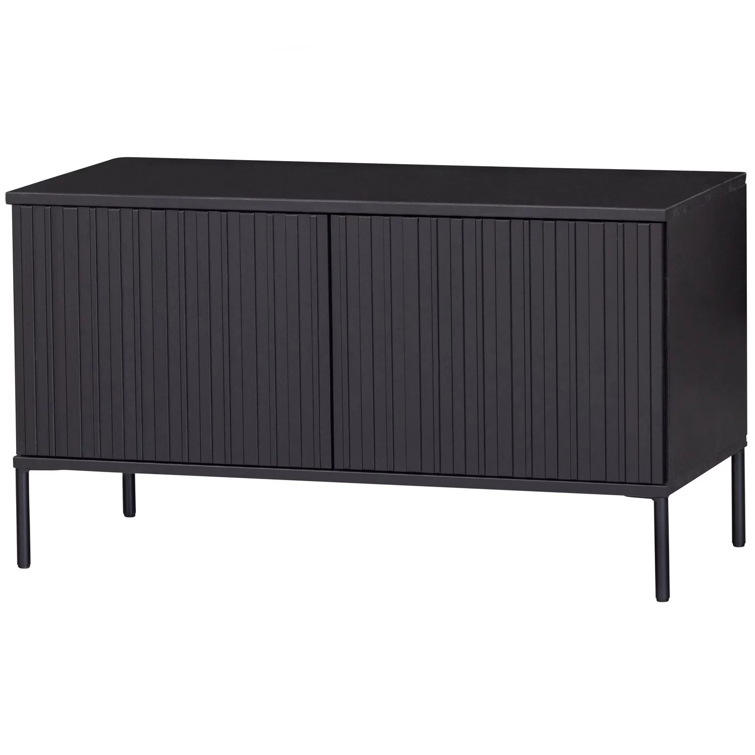 Tv-Meubel New Gravure Grenen, Kleur Zwart