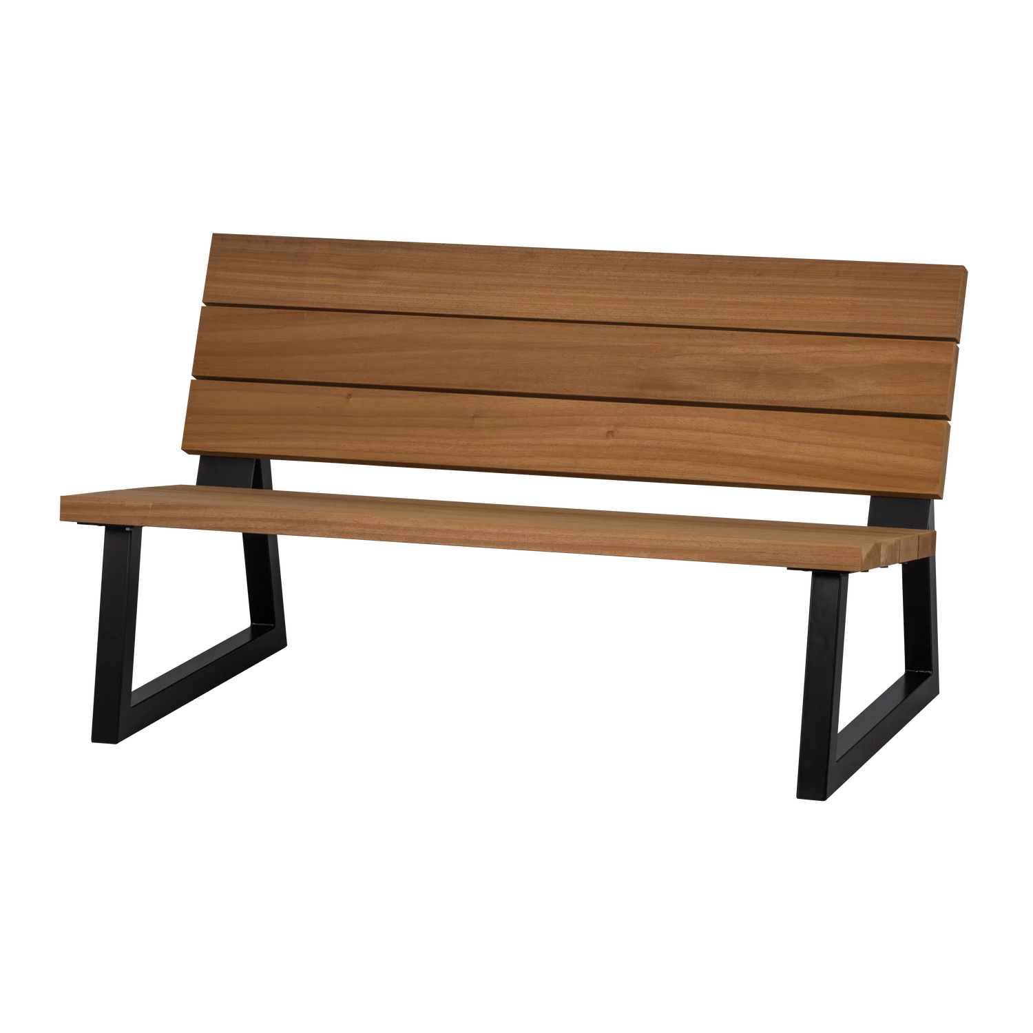 Banco Tuinbank Ayous Hout/Metaal Naturel [Fsc]