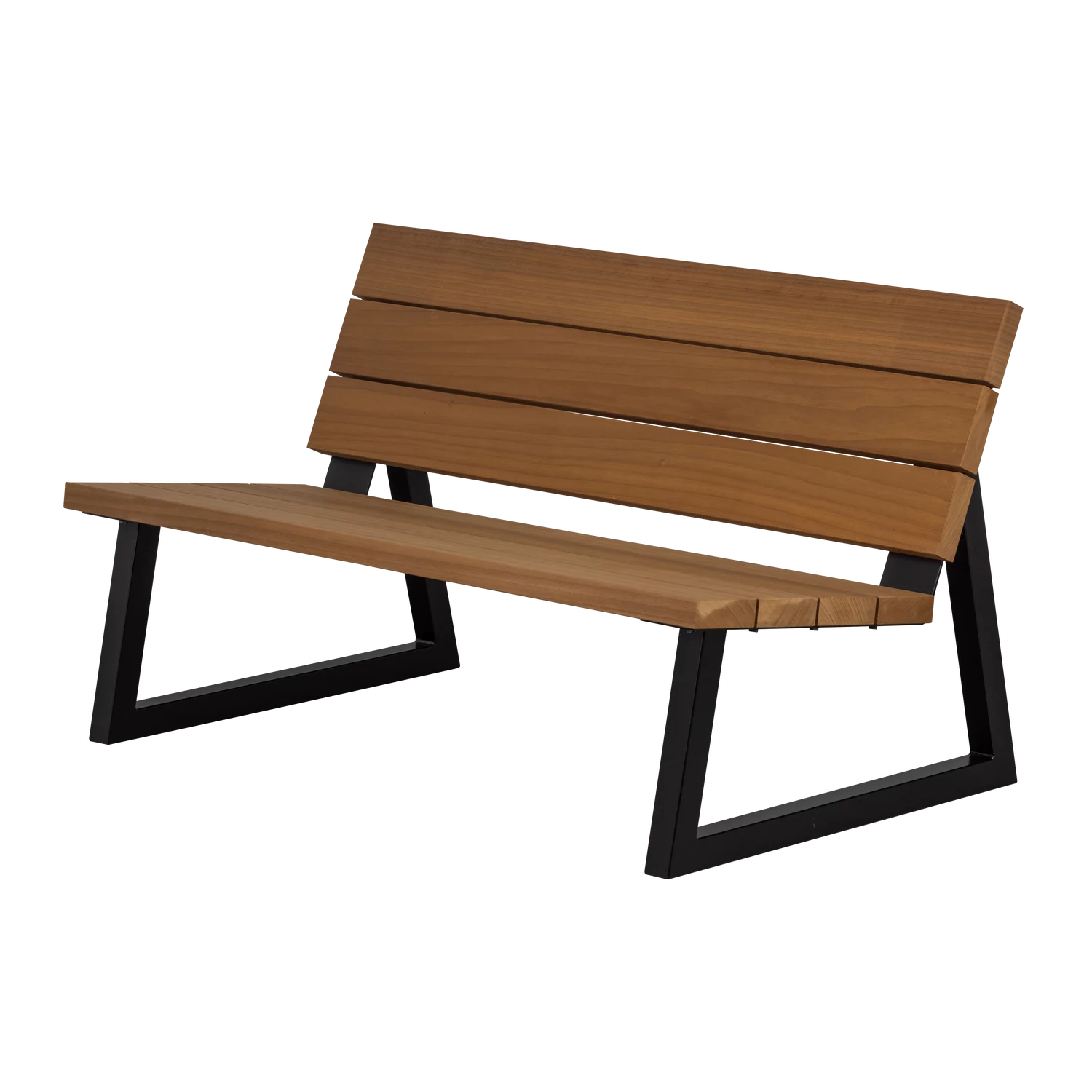 Banco Tuinbank Ayous Hout/Metaal Naturel [Fsc] - Afbeelding 4
