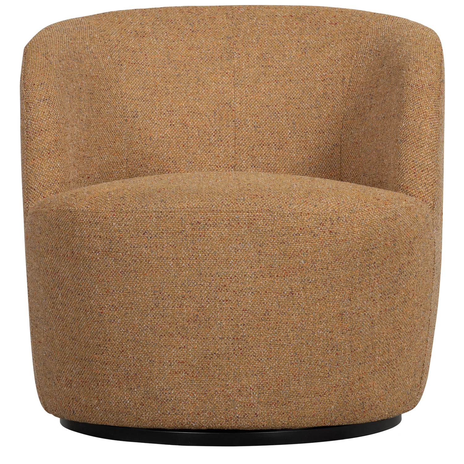 Serra Draaifauteuil Geweven Stof Curry Melange - Afbeelding 4
