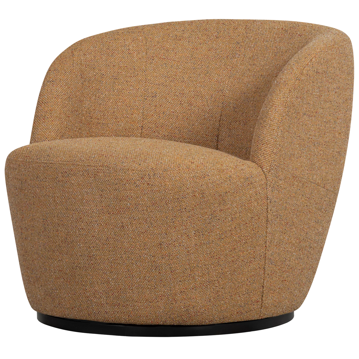 Serra Draaifauteuil Geweven Stof Curry Melange