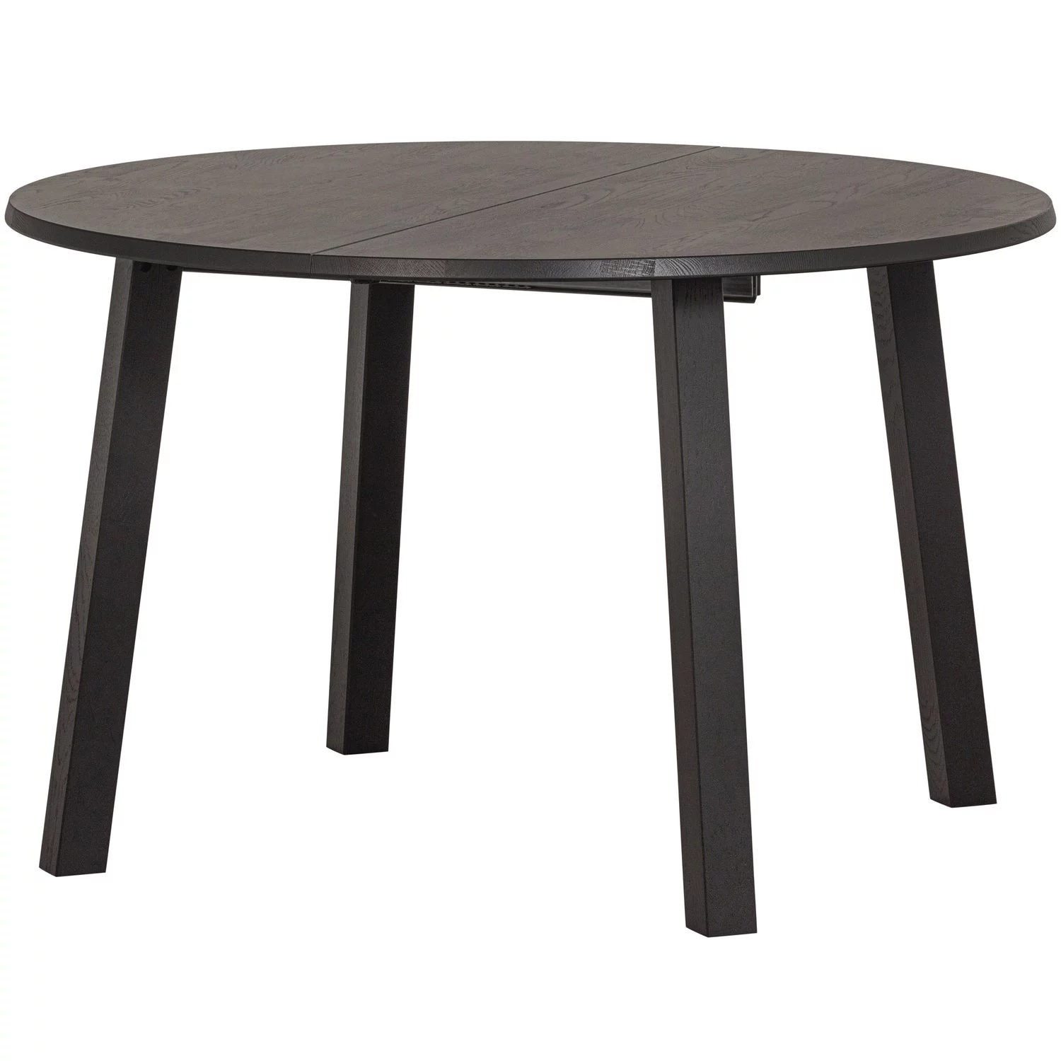 Lange Jan Uitschuifbare Eettafel Rond Eiken Blacknight [Fsc]