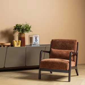 Alternative view of Mark Fauteuil Chenille Bruin