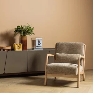 Alternative view of Mark Fauteuil Chenille Zand