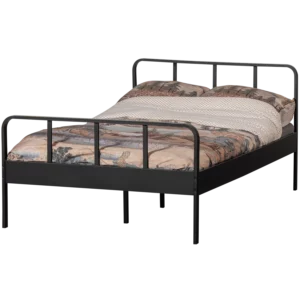 Mees Bed Twijfelaar Metaal Zwart 120X200 Cm