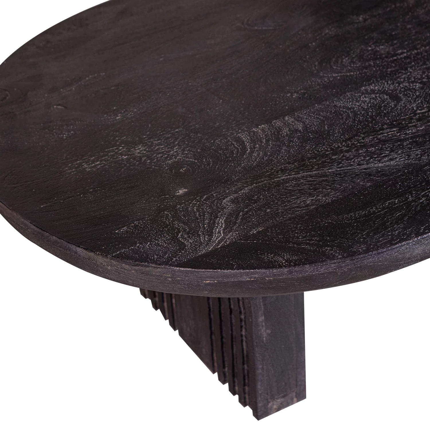 Steppe Salontafel Mangohout Zwart - Afbeelding 7