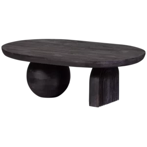 Steppe Salontafel Mangohout Zwart