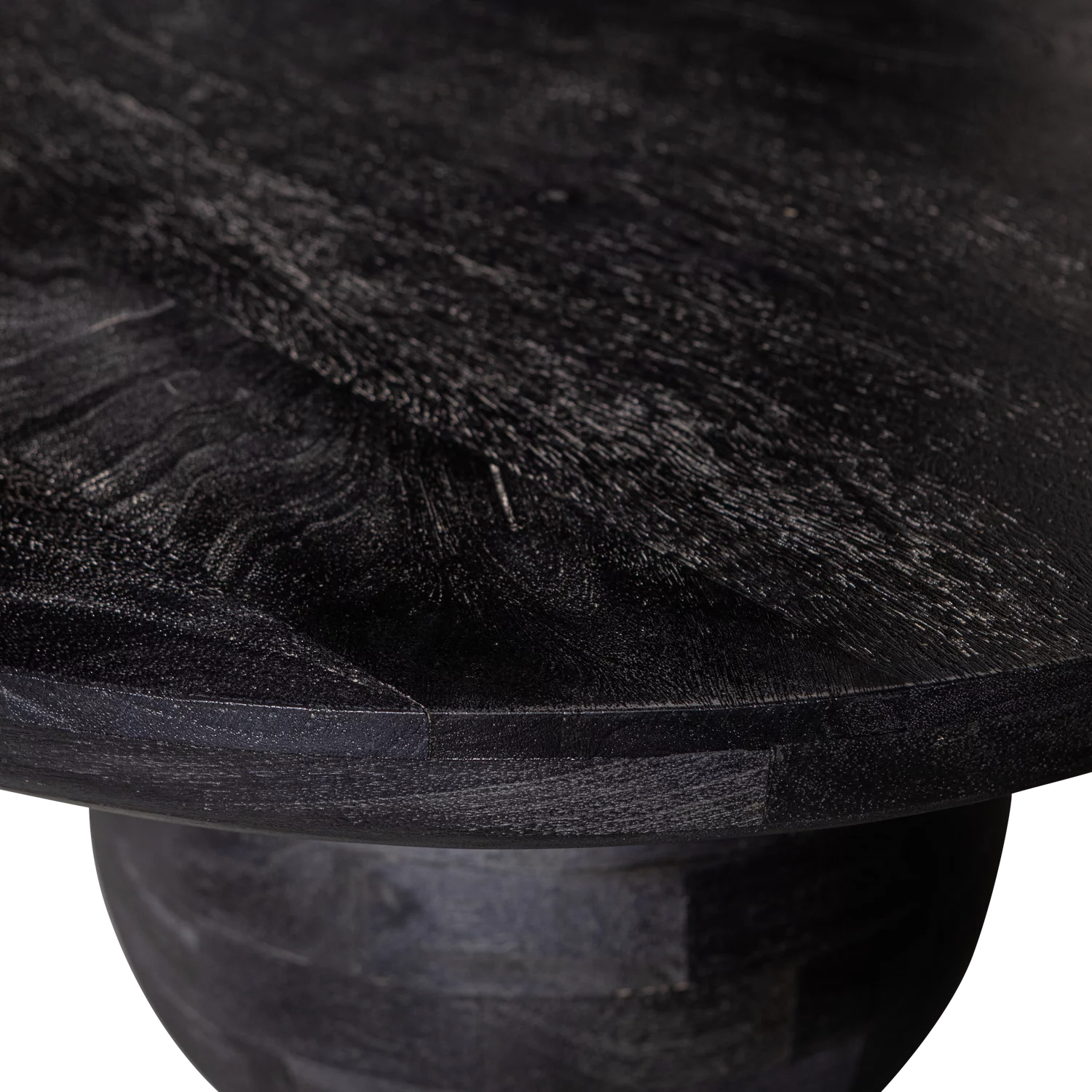 Steppe Salontafel Mangohout Zwart - Afbeelding 8