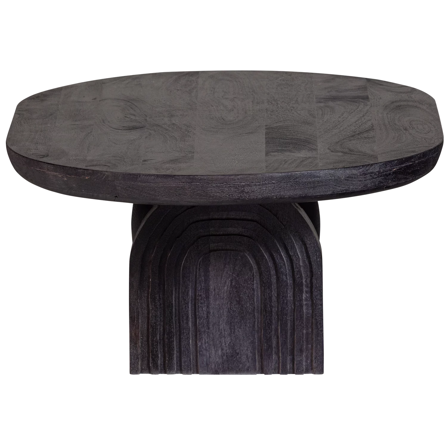 Steppe Salontafel Mangohout Zwart - Afbeelding 5