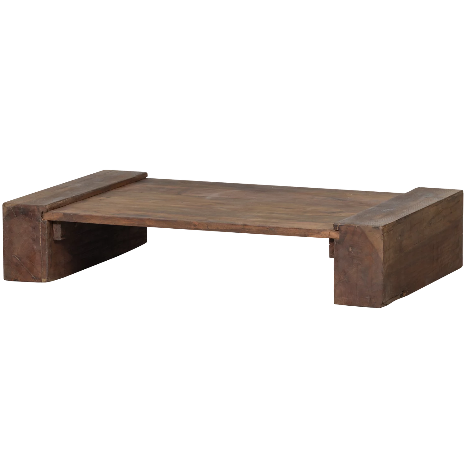 Cuno Salontafel Laag Mangohout Donkerbruin