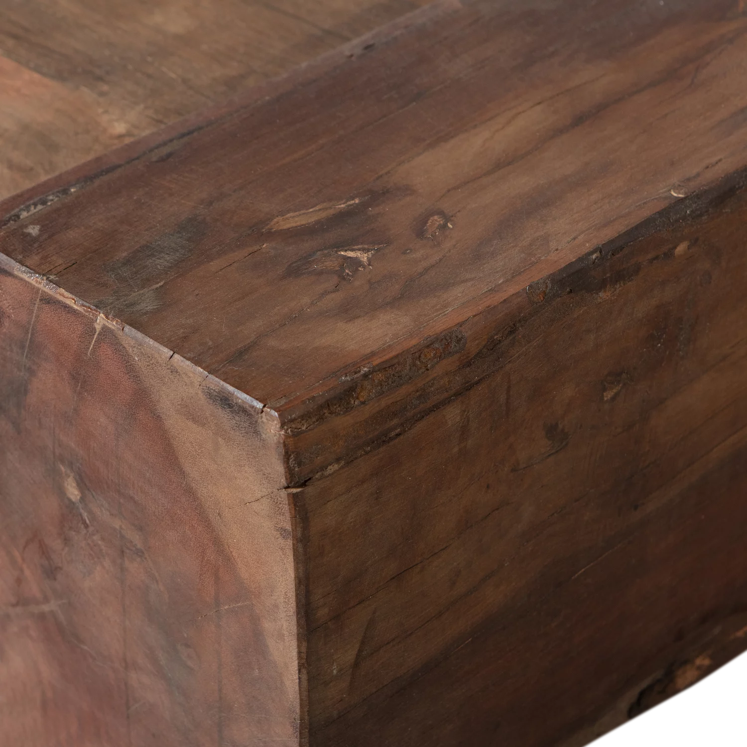 Cuno Salontafel Laag Mangohout Donkerbruin - Afbeelding 4