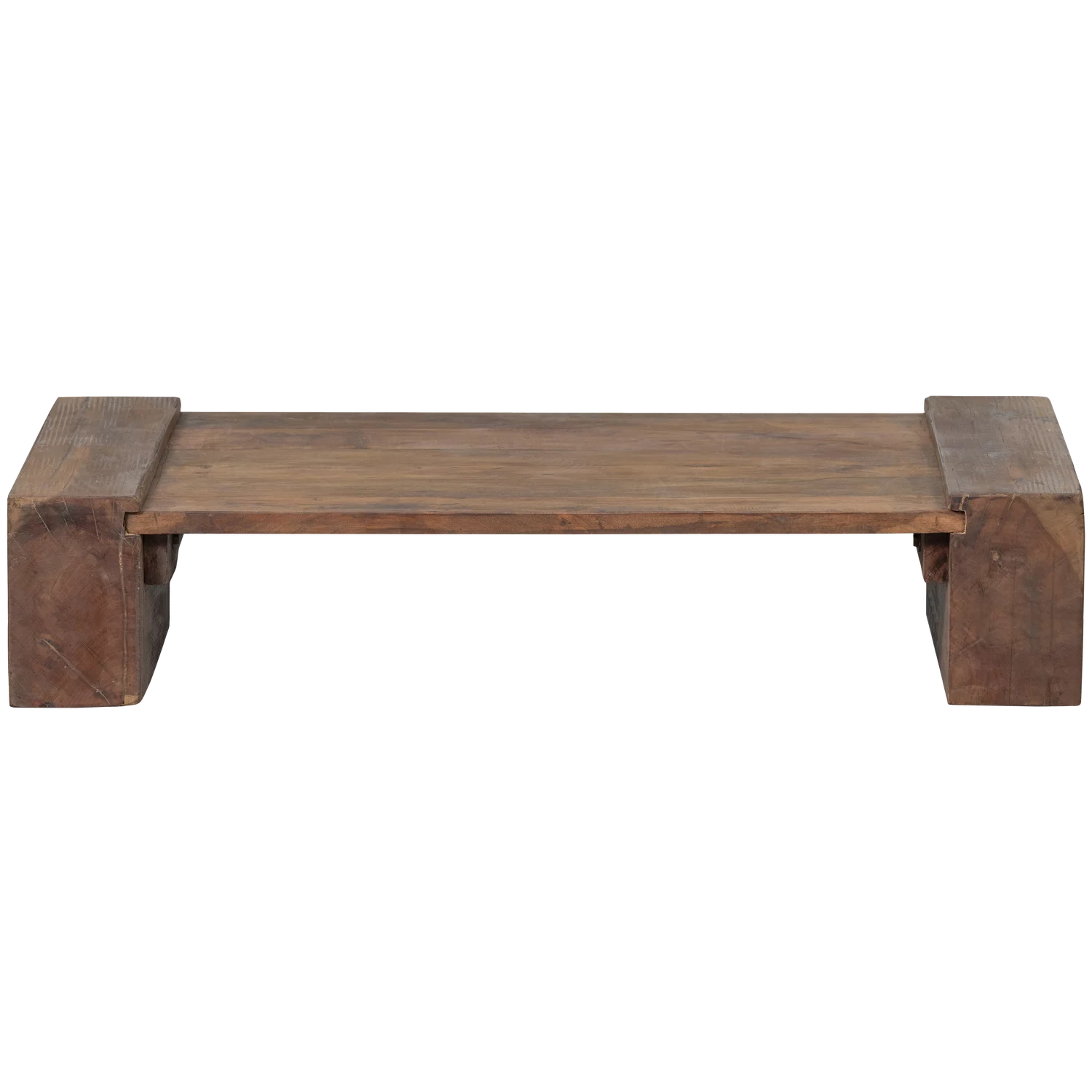 Cuno Salontafel Laag Mangohout Donkerbruin - Afbeelding 3