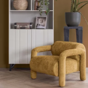 Alternative view of Fauteuil Lenny Structure Velvet