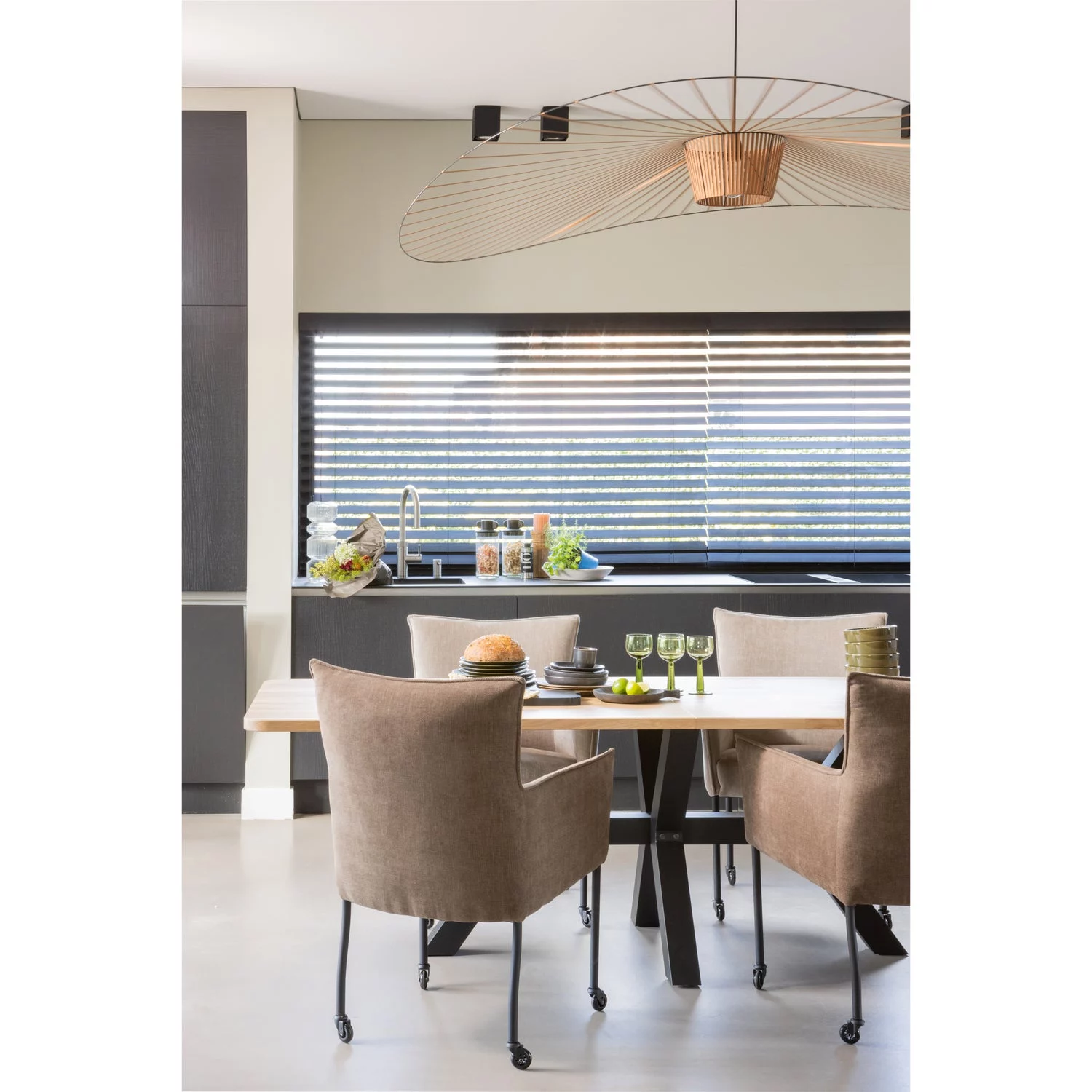 Combi-Tablo: Xl Tafelblad Eiken 240X100 & Zeeland Poot [Fsc] - Afbeelding 3