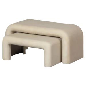 Stani Salontafels Betonlook Naturel - Set Van 2