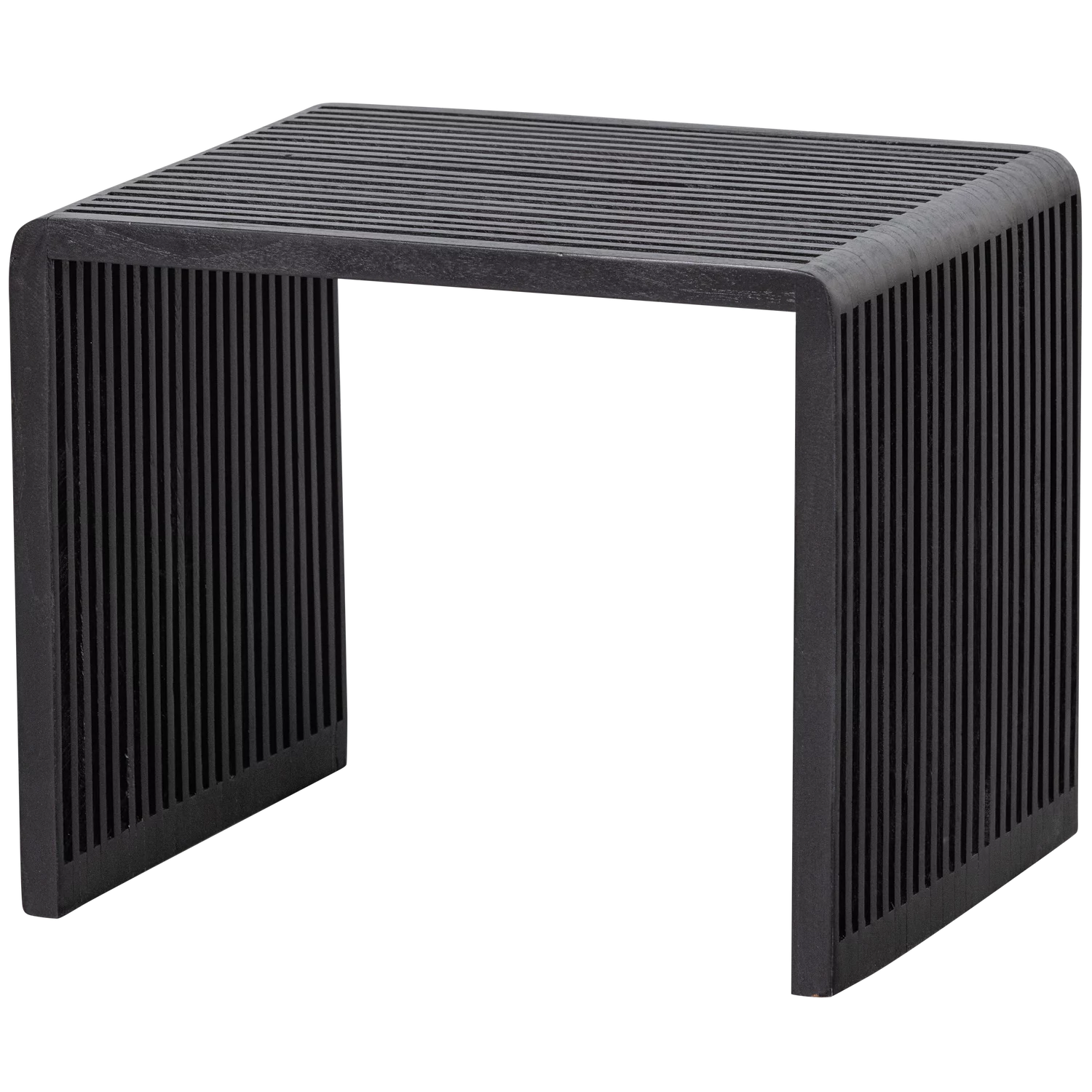 Willa Bijzettafels Recycled Teak Zwart - Set Van 2 - Afbeelding 7