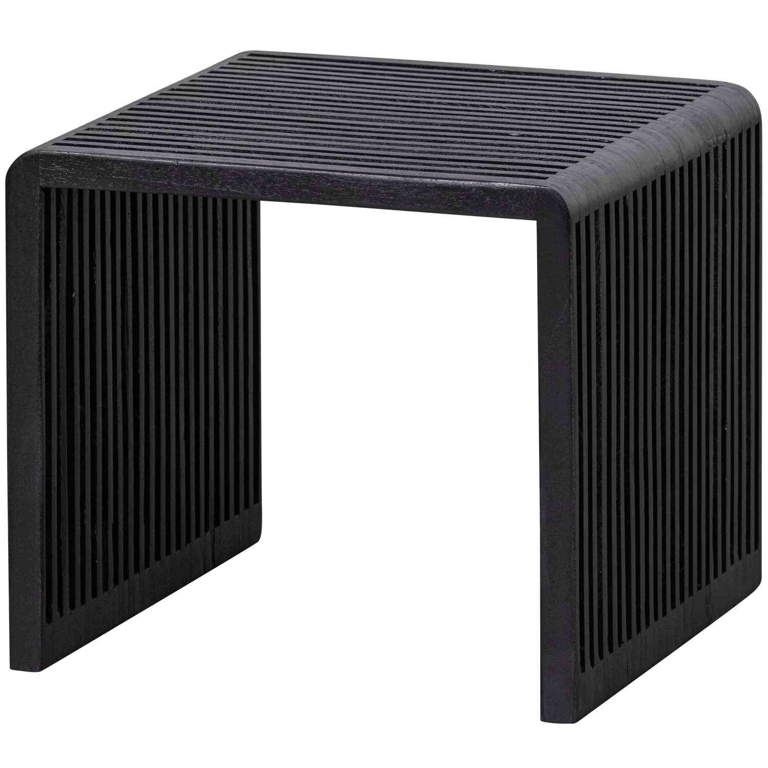 Willa Bijzettafels Recycled Teak Zwart - Set Van 2 - Afbeelding 8