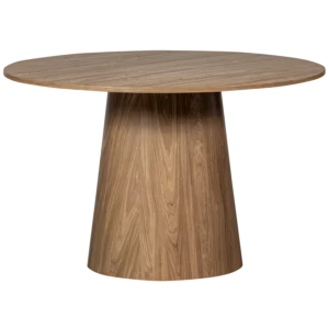 Maan Eettafel Rond Mdf Walnoot O120 Cm