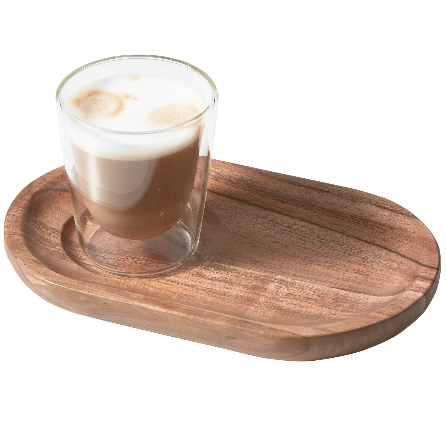 Josje Serveer Plateau Acaciahout Naturel - Set Van 2 - Afbeelding 6