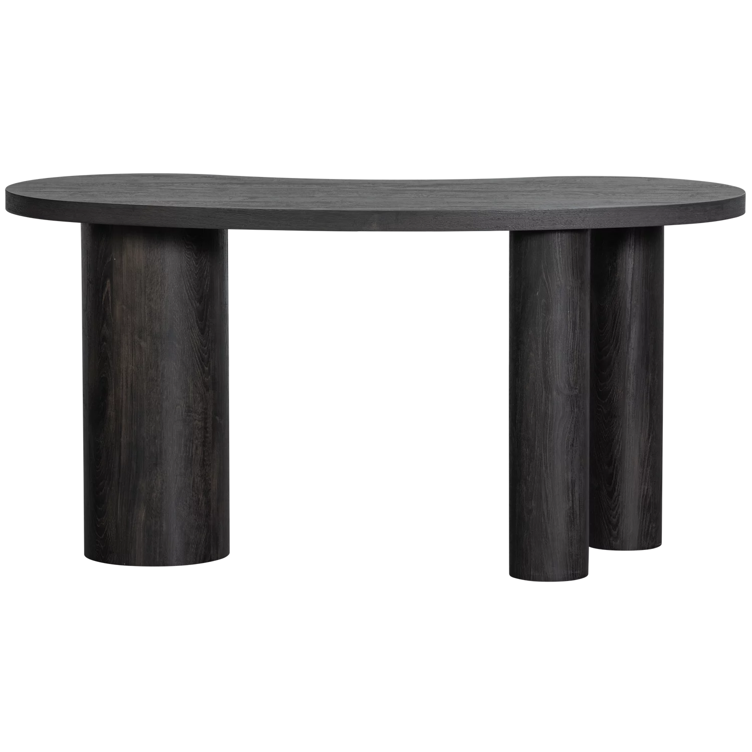 Maan Organisch Sidetable/Bureau Mdf Donkerbruin - Afbeelding 4