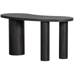Maan Organisch Sidetable/Bureau Mdf Donkerbruin