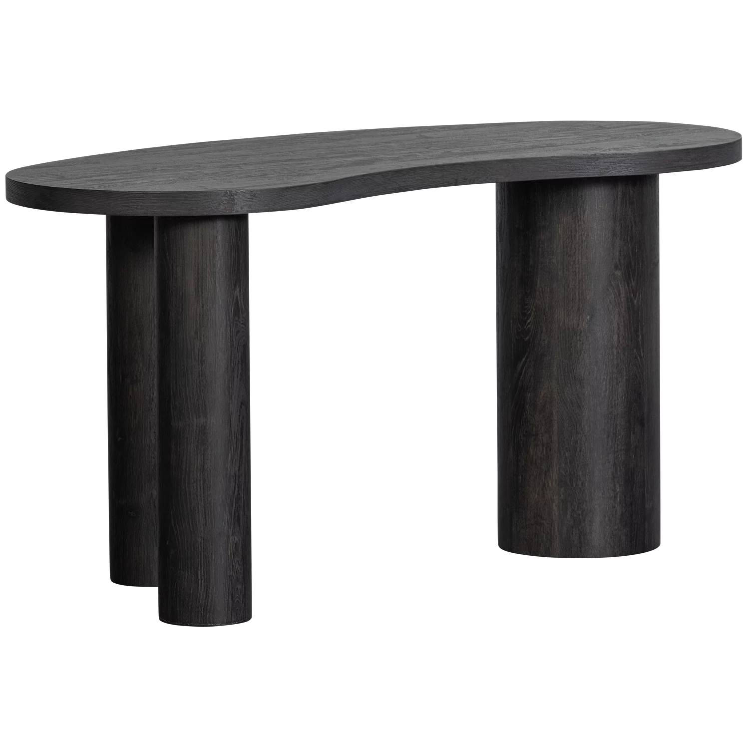 Maan Organisch Sidetable/Bureau Mdf Donkerbruin - Afbeelding 6