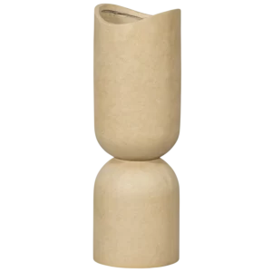 Mosi Vaas/Plantenpot Fiber Clay Beige 75Xo25 Cm