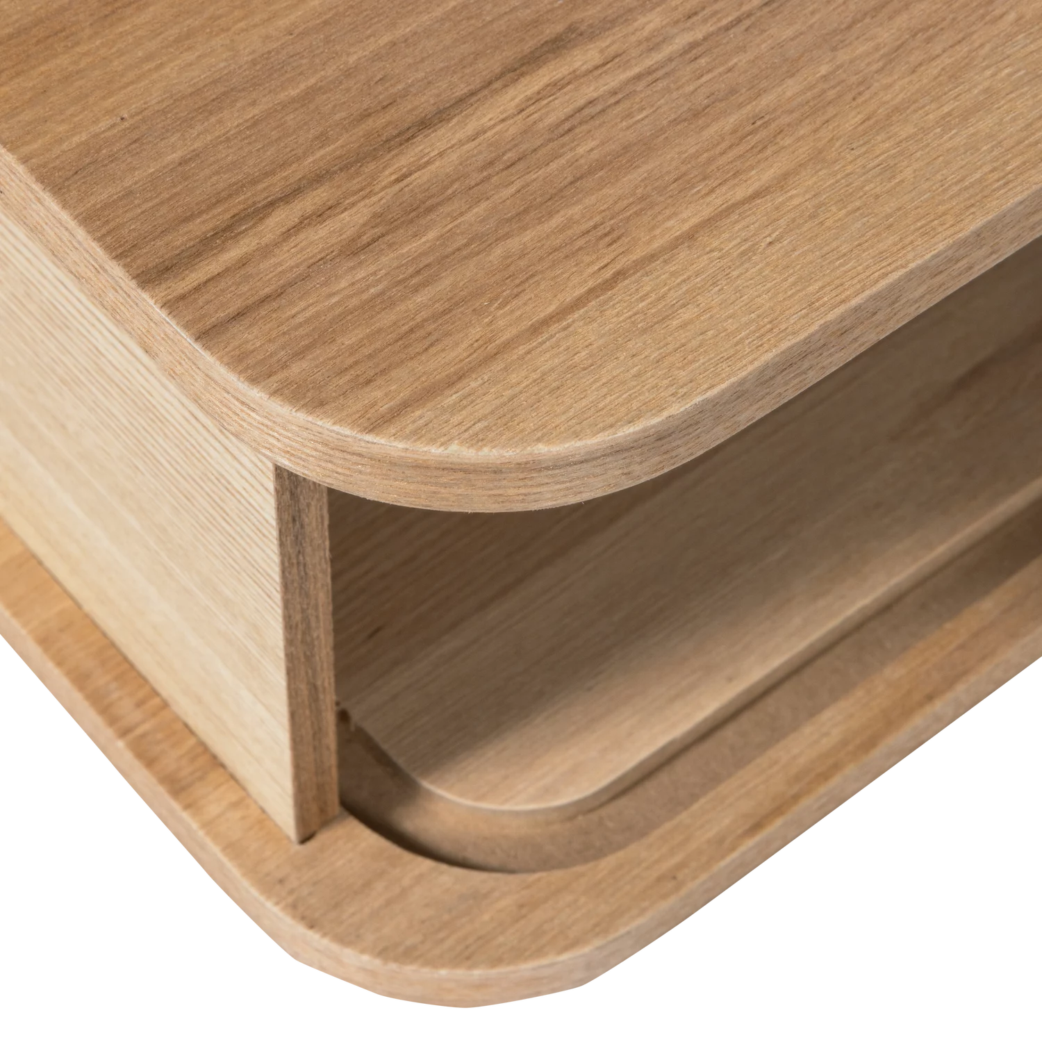 Jena Hangend Nachtkastje Links/Rechts Mdf/Grenen Naturel - Afbeelding 7