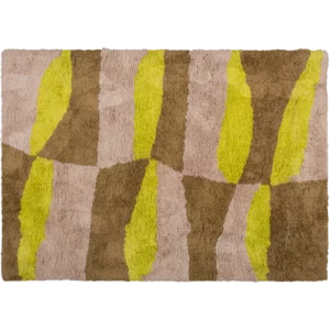 Musa Vloerkleed Grafisch Dessin Naturel/Geel 170X240 Cm
