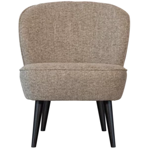 Alternative view of Sara Fauteuil Geweven Stof Naturel Melange