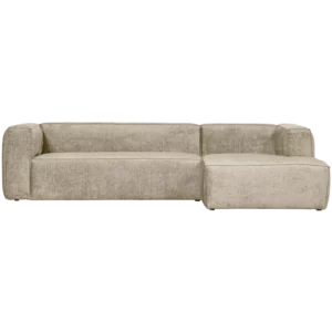 Alternative view of Loungebank Bean Structure Velvet, Kleur Buttermilk