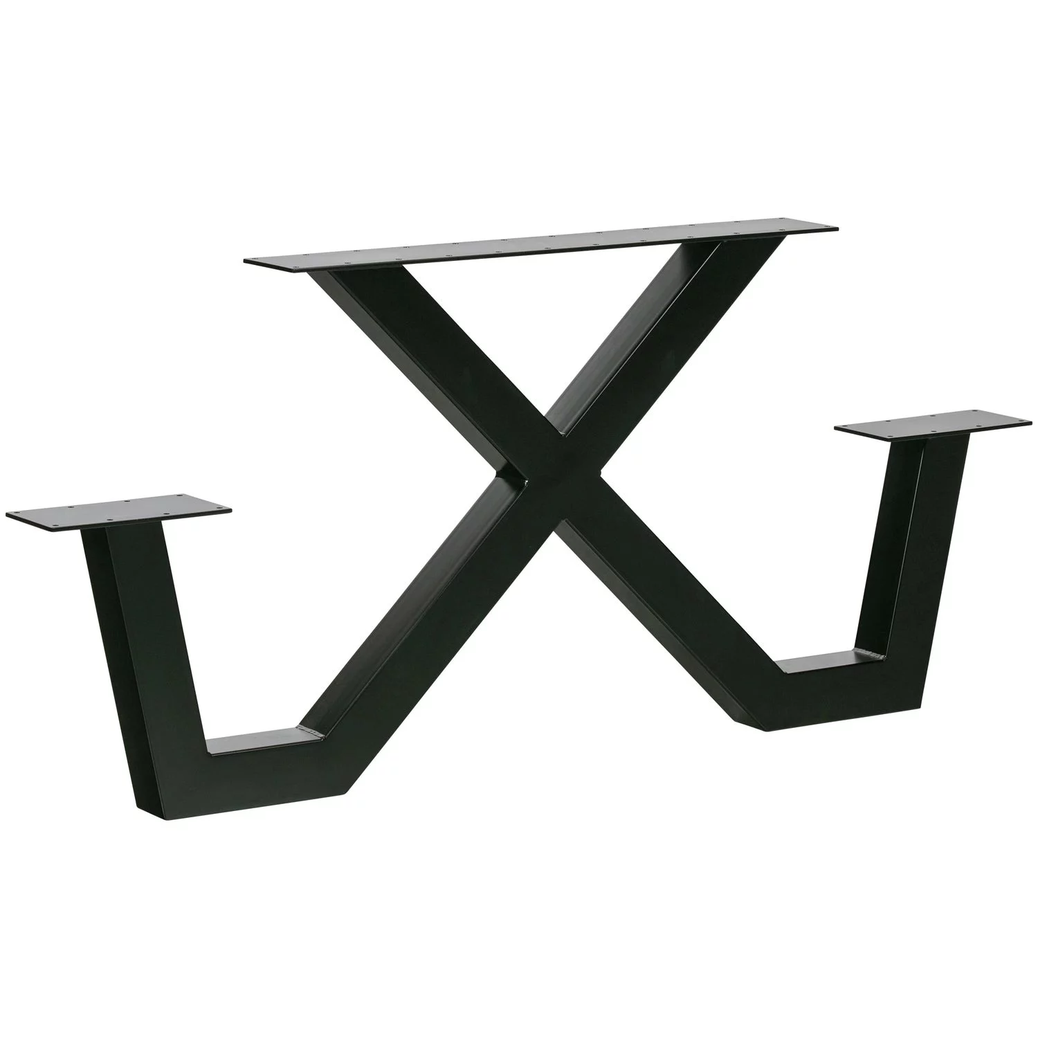 Tablo Tuin X-Vorm Poot Picknick Metaal Zwart - 1 Stuks - Afbeelding 4