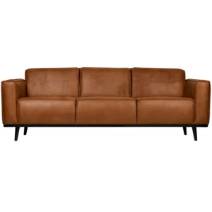 Statement 3-Zits Bank 230 Cm Ecoleer Cognac
