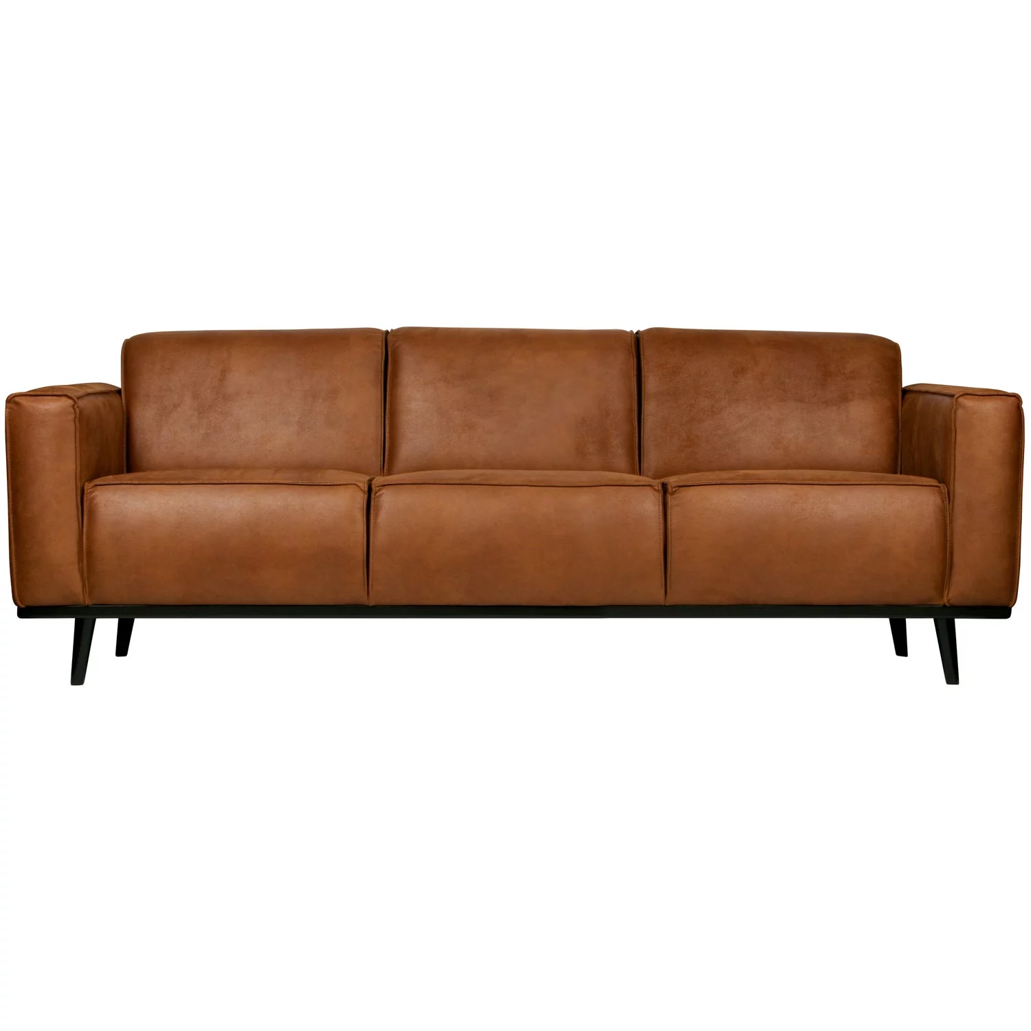 Statement 3-Zits Bank 230 Cm Ecoleer Cognac