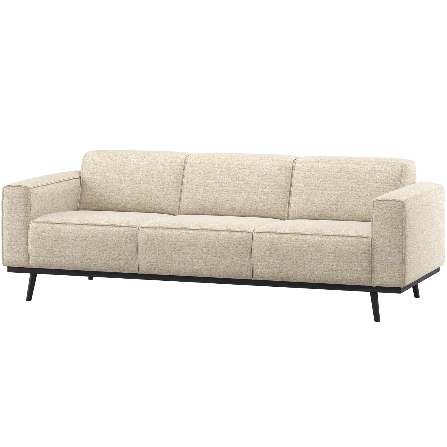 Statement 3-Zits Bank 230 Cm Beige Melange