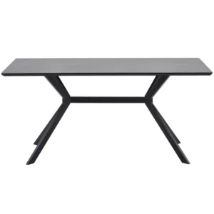 Alternative view of Bruno Eettafel Rechthoek Mdf Zwart 160X90 Cm