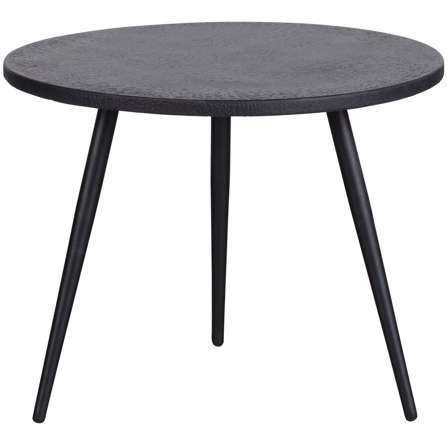 Suze Bijzettafels Hout/Metaal Zwart - Set Van 2 - Afbeelding 2