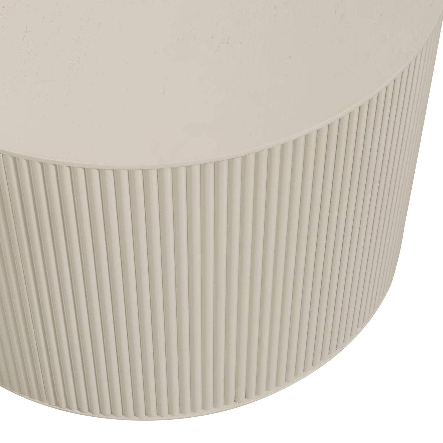 Sanne Bijzettafel Rond Mdf Antiek Beige - Afbeelding 3