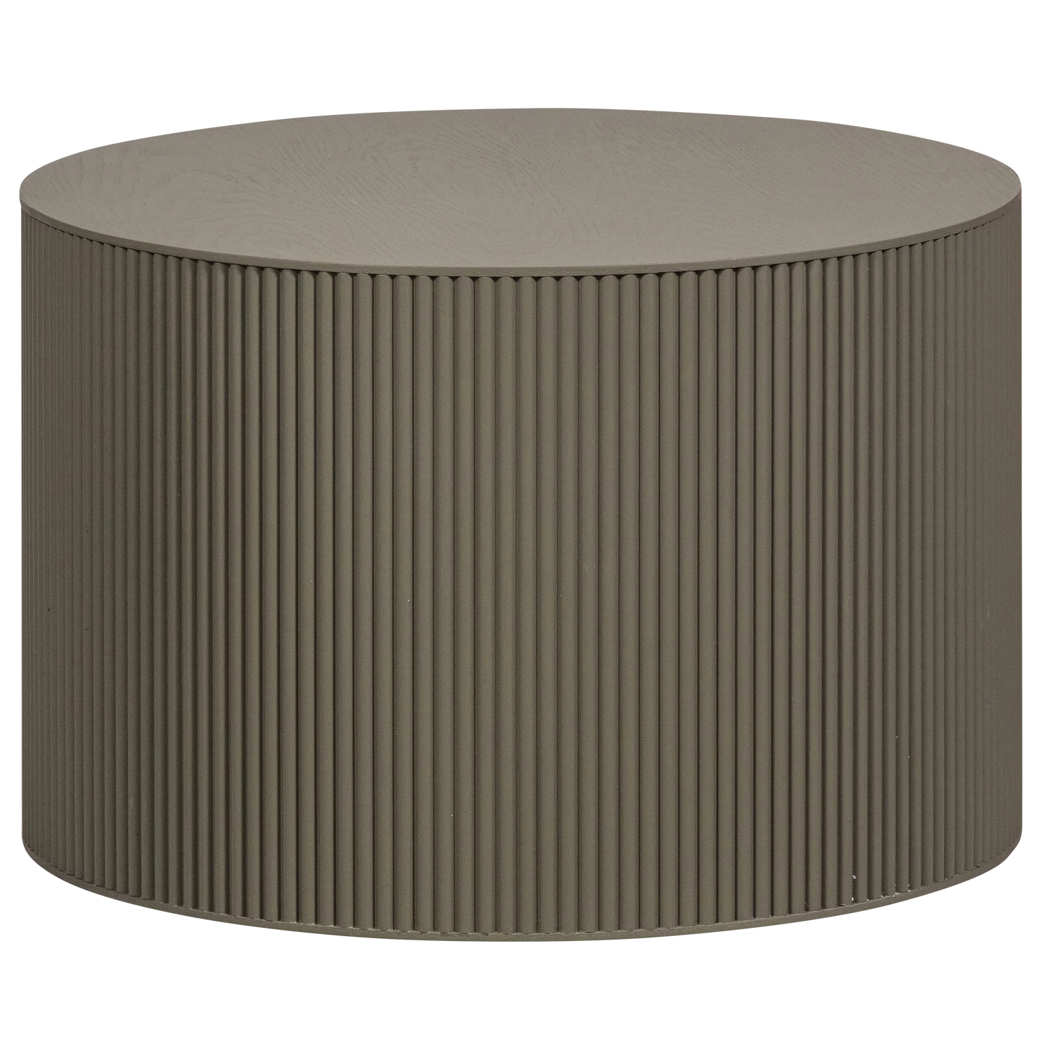 Sanne Bijzettafel Rond Mdf Militair Groen