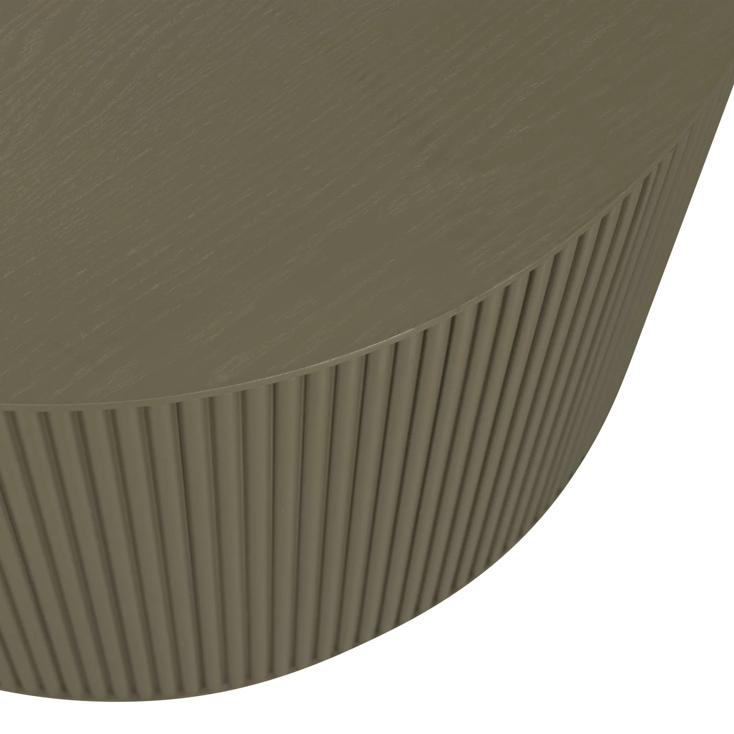 Sanne Bijzettafel Rond Mdf Militair Groen - Afbeelding 3